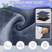 Gocozy Toddler Airplane Bed, Travel Essentials for Kids, Soft Toddler Airplane Travel Essentials with Sticker Book, Grey thumbnail 4