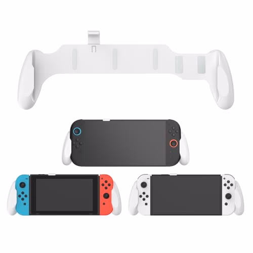PEYANZ Grip for Switch 2 and Switch OLED and Switch, Adjustable Ergonomic Handle, Non-Slip, Improve Handling, Switch 2 grip