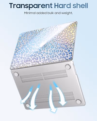 Fintie Case for MacBook Air 13.6 Inch A3449 A3240 A3113 A2681 (2022 2023 2024 2025 2026 Release) - Protective Snap On Hard Shell Cover for MacBook Air 13 Inch M2 M3 M4 M5 Chip (Leopard) thumbnail 4