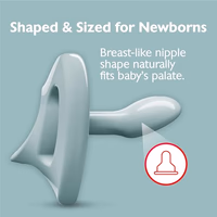 NUK 100% Silicone Comfy Orthodontic Pacifiers, 0-6 Months, Pink Fashion, Timeless Collection, 5 Count thumbnail 2