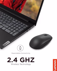 Lenovo 530 Wireless Mouse – Full Size Computer Mouse for PC, Laptop, Windows Computer - 2.4 GHz Nano USB Receiver - Ambidextrous Design - 12 Months Battery Life – Cordless thumbnail 2