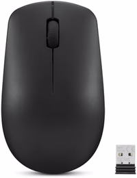 Lenovo 530 Wireless Mouse – Full Size Computer Mouse for PC, Laptop, Windows Computer - 2.4 GHz Nano USB Receiver - Ambidextrous Design - 12 Months Battery Life – Cordless thumbnail 1