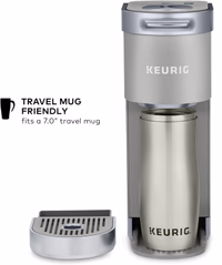 Keurig K-Mini Plus Single Serve K-Cup Pod Maker Studio Gray thumbnail 3