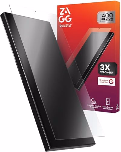 ZAGG Glass+ Samsung Galaxy S25 Ultra Screen Protector – Extreme Impact & Shatter Protection, Scratch-Resistant, Smudge-Resistant, Fingerprint Scanner Compatible, InvisibleShield, Easy Installation - View 1 of 6
