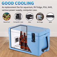 Wathai 60mm 12V Dual Ball Bearing High Speed DC Exhaust Cooling Fan (60x60x15mm, 4500RPM, 24.8CFM, 32dBA) for Desktops, Laptops thumbnail 3