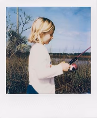 Polaroid Now 3rd Generation I-Type Instant Camera + Film Bundle - Now Arctic Blue Camera + 16 Color Photos (6644) thumbnail 3