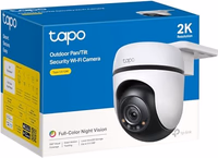 Tapo 2K Outdoor Wired Pan/Tilt Security Wi-Fi Camera, 360° View, Motion Tracking, Works w/Alexa & Google Home, Color Night Vision, Free AI Detection, Cloud & SD Card Storage(up to 512GB), Tapo C510W thumbnail 2