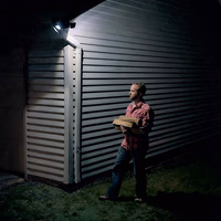 Beams MB3000-WHT-02 Outdoor Battery-Powered Wireless Motion Sensing Dual Head Security Floodlight, 500 Lumens, White, 2-Pack thumbnail 3