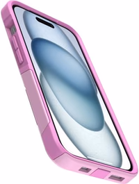 OtterBox iPhone 16e, 15, 14, & 13 Commuter Series Case - Run Wildflower (Pink), Slim & Tough, Pocket-Friendly, with Port Protection thumbnail 3