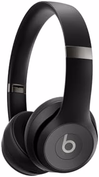Beats Solo 4 - Wireless On-Ear Bluetooth Headphones, Up to 50-Hour Battery Life, Ultra-Lightweight Comfort, Powerful and Balanced Sound, Apple & Android Compatible - Matte Black thumbnail 1
