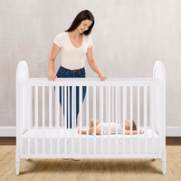Serta Perfect Slumber Dual Sided Crib and Toddler Mattress - Waterproof - Hypoallergenic - Premium Sustainably Sourced Fiber Core -GREENGUARD Gold Certified (Non-Toxic) -7 Year Warranty - Made in USA thumbnail 2