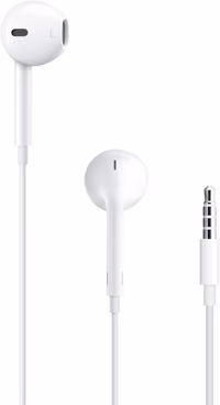 Apple EarPods Headphones with 3.5mm Plug, Wired Ear Buds with Built-in Remote to Control Music, Phone Calls, and Volume thumbnail 1