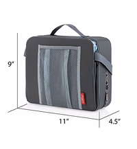 Nuby Easy Go Booster Seat - Travel Booster Seat for Babies and Toddlers - Holds Up to 35 Pounds - 9+ Months - Gray thumbnail 3