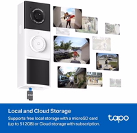 Tapo 2K Wireless Smart Video Doorbell with Chime - 160° Ultra-Wide View,Person Detection, Ring Call, 2-Way Audio, Subscription-Free Local Storage/Optional Cloud, Motion Only Alert, D210 thumbnail 4