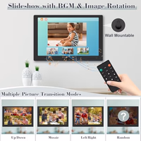 10.1" Digital Picture Frame, 1080P IPS Digital Photo Frame, No WiFi/App Needed, Plug & Play SD Card & USB, Remote & Motion Sensor, Photos/Videos/Music, Free 32GB USB thumbnail 5