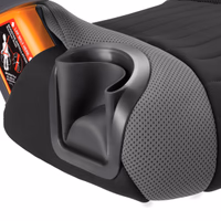 Chicco GoFit Backless Booster Car Seat Without Latch Attachment, Travel Booster Seat for Car, Portable Car Booster Seat for Children 40-110 lbs., Shark/Black/Grey thumbnail 4