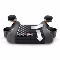 Chicco GoFit Backless Booster Car Seat Without Latch Attachment, Travel Booster Seat for Car, Portable Car Booster Seat for Children 40-110 lbs., Shark/Black/Grey thumbnail 2