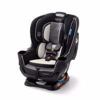 Graco Extend2Fit Convertible Car Seat, Rear and Forward Facing Car Seat with Adjustable Extension Panel for Extra Legroom, Great Gift for Baby Shower or Baby Registry, Gotham thumbnail 1