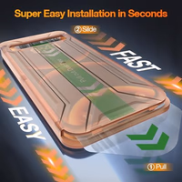 YMHML 3 Pack for iPhone 17 Pro Max Privacy Screen Protector Tempered Glass + 1 Set Camera Lens Protector, 25°Anti Spy, [Top 9H+ Military Grade Shatterproof] [Bubble Free, Auto-Dust Removal] thumbnail 3