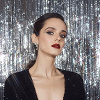 2 Pack Foil Curtain Backdrop Silver Metallic Tinsel Foil Fringe Curtains Photo Booth Props for Birthday Wedding Engagement Baby Shower Bachelorette Christmas Holiday Celebration Party Decorations thumbnail 5