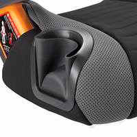 Chicco GoFit Backless Booster Car Seat Without Latch Attachment, Travel Booster Seat for Car, Portable Car Booster Seat for Children 40-110 lbs., Shark/Black/Grey thumbnail 4