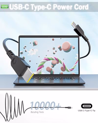 2026 Slim 65W USB C Laptop Charger Compatible with Lenovo Thinkpad/Yoga/Chromebook Computer Type C Fast Charging Power Cord Ac Adapter thumbnail 3
