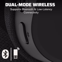 PDP Phantom Air Dual-Mode Wireless Gaming Headset for Xbox Series X|S, Xbox One, PC - Bluetooth, Rechargeable 35-Hour Battery, 50mm Drivers, On-Ear Headphone Controls, Officially Licensed: Black thumbnail 2