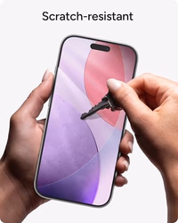 ZAGG Glass+ Screen Protector for iPhone 17 Pro - 3X Stronger, Impact & Shatter Protection, Scratch & Smudge-Resistant iPhone Tempered Glass, InvisibleShield, Easy PerfectFit Install thumbnail 4