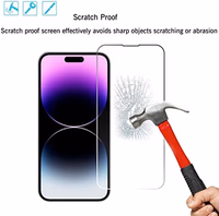 Ailun Screen Protector for iPhone 14 Plus/iPhone 14 Pro Max [6.7 Inch] Display 3 Pack Tempered Glass, Sensor Protection, Dynamic Island Compatible, Case Friendly | Display, Tempered Glass, Sensor Protection, Case Friendly thumbnail 3