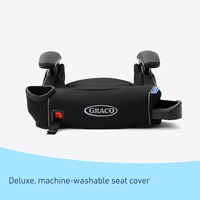 Graco® TurboBooster® LX Backless Booster with Affix Latch | Backless Booster Seat for Big Kids Transitioning to Vehicle Seat Belt (Rio) thumbnail 2