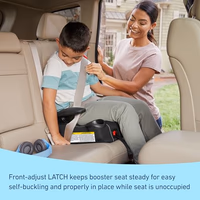 Graco® TurboBooster® LX Backless Booster with Affix Latch | Backless Booster Seat for Big Kids Transitioning to Vehicle Seat Belt (Rio) thumbnail 3