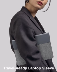 Lenovo 13/14-inch Laptop Sleeve (S100) - Ultra Thin Form-Fitting Case Compatible with MacBook Air, iPad & More – Lightweight Folder Sleeve with Accessories Pocket & Magnetic Closure thumbnail 4