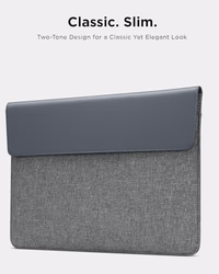 Lenovo 13/14-inch Laptop Sleeve (S100) - Ultra Thin Form-Fitting Case Compatible with MacBook Air, iPad & More – Lightweight Folder Sleeve with Accessories Pocket & Magnetic Closure thumbnail 2