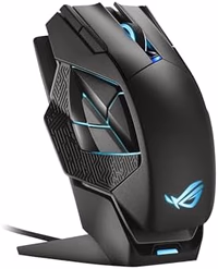 ASUS ROG Spatha X Wireless Gaming Mouse – MMO/MOBA Design, 12 Programmable Buttons, Right-Handed, 168g, Dual-Mode (Wired/2.4GHz), 19K DPI, up to 67Hr Battery, Magnetic Charging Dock, PC/Mac Support thumbnail 1