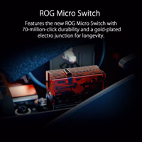 ASUS ROG Spatha X Wireless Gaming Mouse Wired/2.4GHz MMO/MOBA Design thumbnail 4