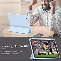 ZryXal iPad (A16) Case/iPad 10th Generation Case [11-Inch 2025/10.9 Inch 2022] with Pencil Holder, Smart Cover with Soft TPU Back [Support Auto Wake/Sleep] (Sky Blue) thumbnail 4