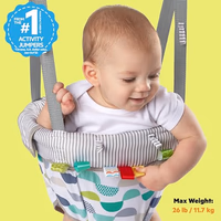 Bright Starts Playful Parade Door Jumper for Baby with Adjustable Strap, 6 Months and Up, Max Weight 26 lbs thumbnail 2