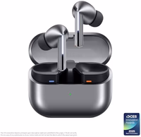 Samsung Galaxy Buds 3 Pro AI True Wireless Bluetooth Earbuds, Noise Cancelling, Sound Optimization, Redesigned Comfort Fit, Silver [US Version, Amazon Exclusive, 2Yr Warranty] thumbnail 1