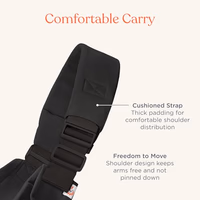 Ergobaby Upsie Hip Sling – Onyx Black Baby Carrier – Lightweight, Adjustable Sling for Toddlers – Breathable & Ergonomic Design thumbnail 3