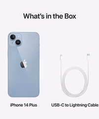 Apple iPhone (Renewed Premium) 14, 128GB, Blue - Unlocked thumbnail 3