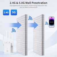 WiFi Extender, 2026 Fastest WiFi Booster 1200Mbps Dual Band (5GHz/2.4GHz) WiFi Extenders Signal Booster for Home, WiFi Repeater with Ethernet Port Covers up to 10000sq. ft and 55 Devices thumbnail 3