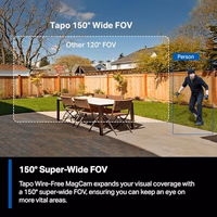 Tapo MagCam 2K+ - 2026 Wirecutter Best Outdoor Security Camera & PCMag Editors' Choice, Wireless Battery Power, Magnetic Mount, Subscription-Free SD Storage or optional Cloud, Person/Vehicle Detection thumbnail 3