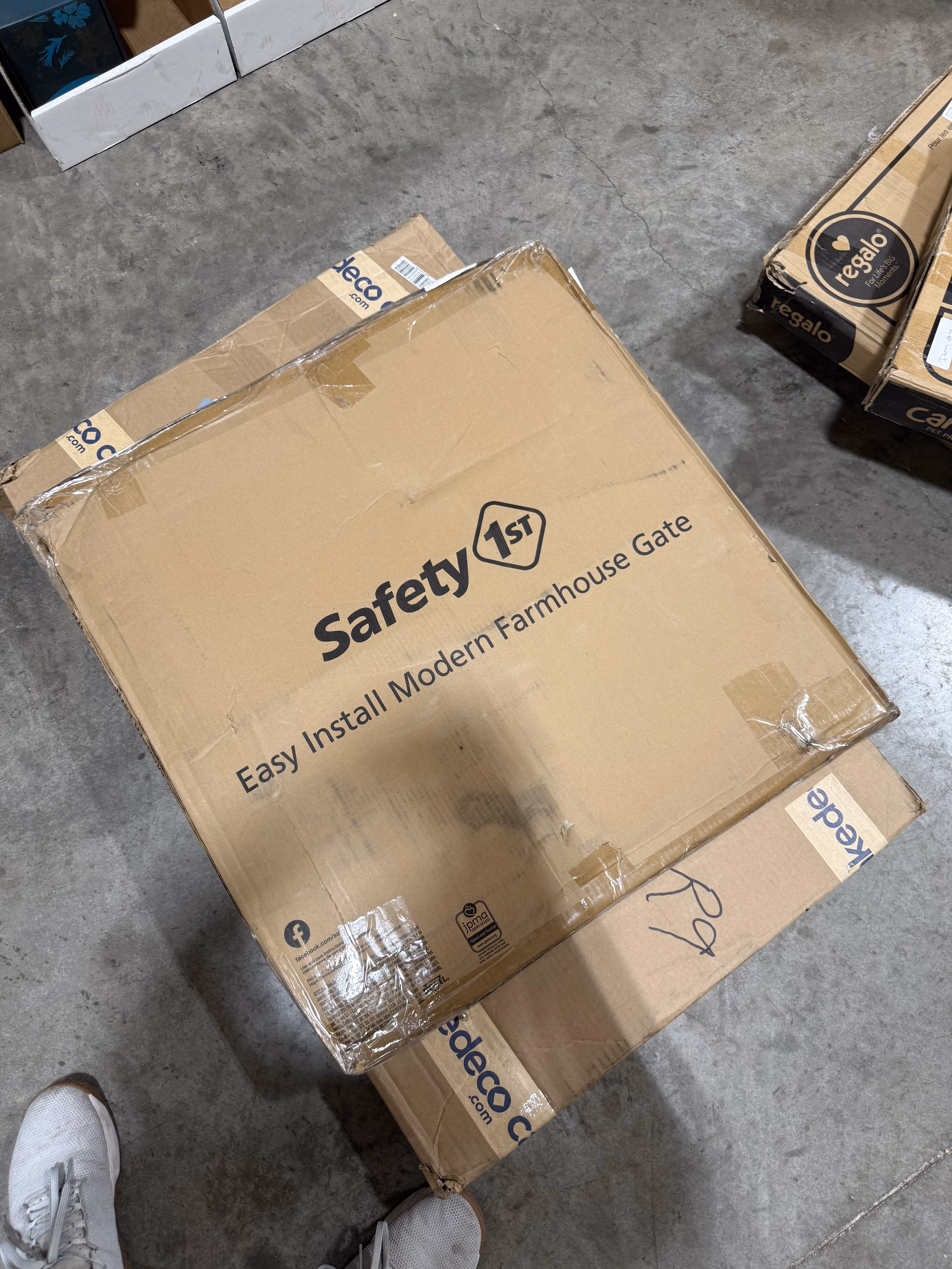 Safety 1st Adjustable Baby Gate for Doorways GA141DEC1 White and Black thumbnail 5