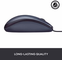 Logitech B100 Wired Mouse for Computer and Laptop, USB Corded Mouse, Right or Left Hand Use - Black thumbnail 5