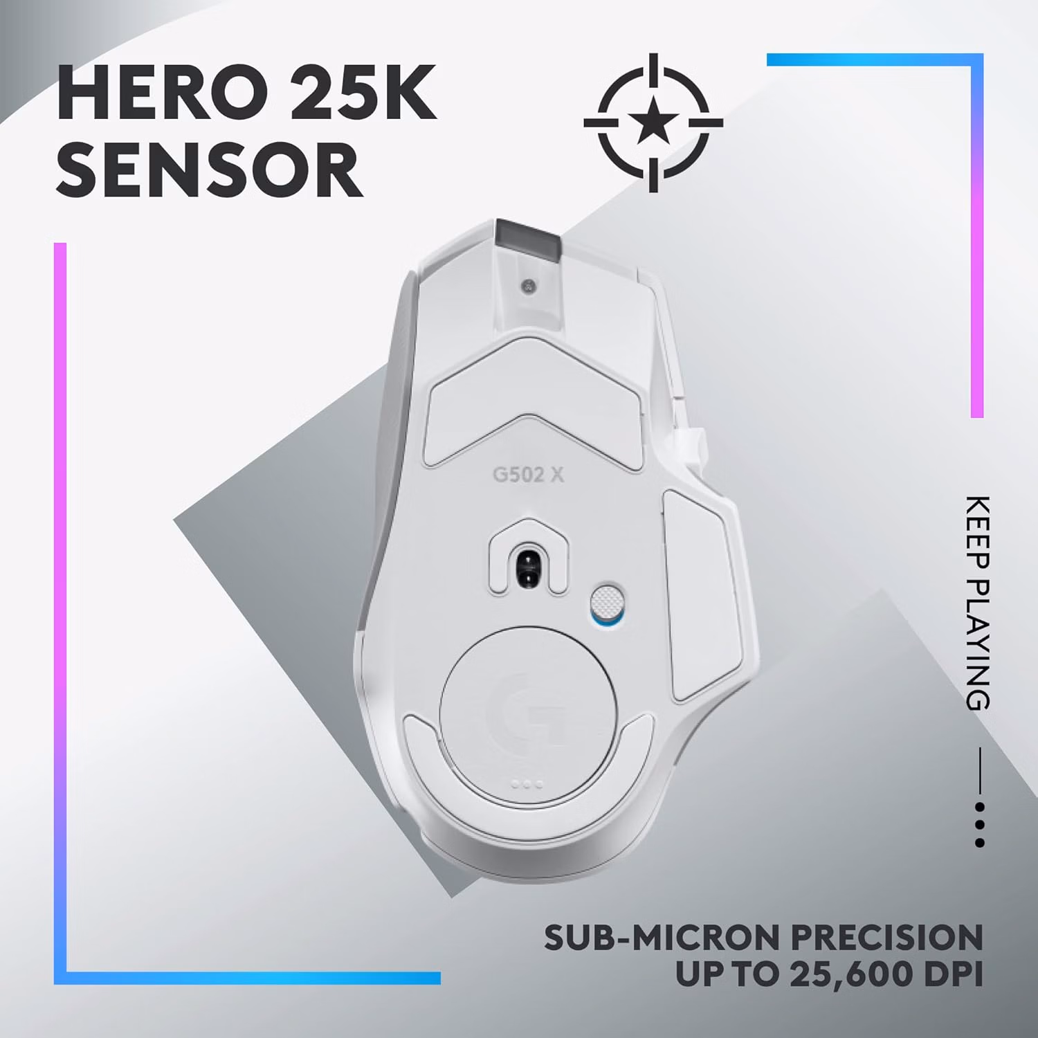 Logitech G502 X Plus Wireless LIGHTSPEED LIGHTSYNC RGB White thumbnail 5