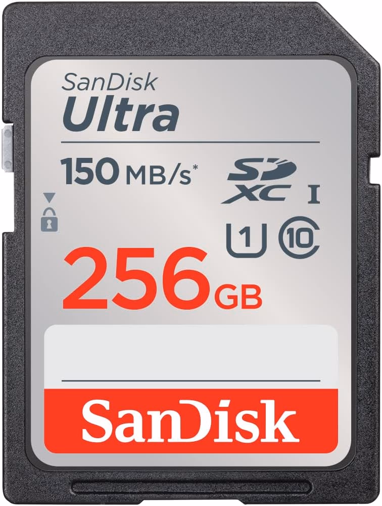 SanDisk 256GB Ultra SDXC UHS-I Memory Card Full HD C10 U1