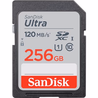 SanDisk 256GB Ultra SDXC UHS-I Memory Card - Up to 150MB/s, C10, U1, Full HD, SD Card - SDSDUNC-256G-GN6IN thumbnail 1