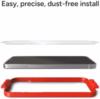 ZAGG Glass XTR4 Samsung Galaxy S25 Ultra Screen Protector - Tempered Glass, 11X Stronger with Graphene, Blue Light Filtering, Anti-Reflective Technology, InvisibleShield, Easy Dust-Free Installation thumbnail 5