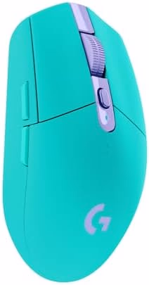 Logitech G305 Lightspeed Wireless Gaming Mouse, Hero Sensor, 12,000 DPI, Lightweight, 6 Programmable Buttons, 250h Battery, On-Board Memory, Compatible with PC, Mac - Mint