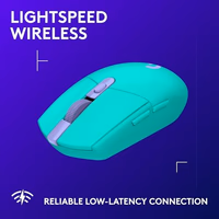 Logitech G305 Lightspeed Wireless Gaming Mouse, Hero Sensor, 12,000 DPI, Lightweight, 6 Programmable Buttons, 250h Battery, On-Board Memory, Compatible with PC, Mac - Mint thumbnail 3